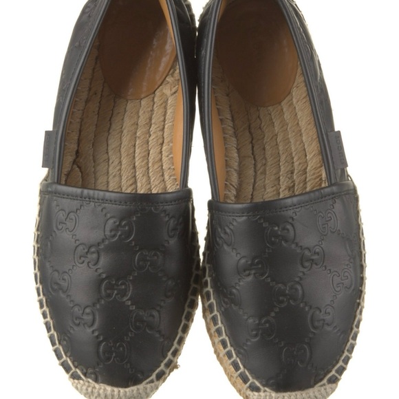 EUC Gucci Signature Leather Espadrilles - Picture 2 of 4